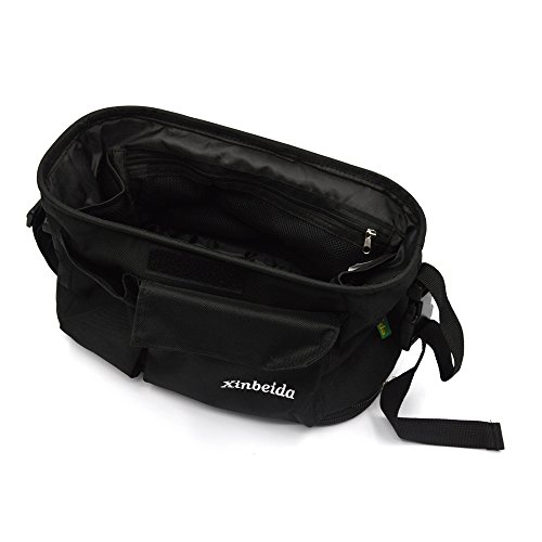 Universal-Kinderwagen Organizer Baby Korb Kinderwagen Travel Windel Tasche schwarz - 4