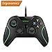 Produktbild Xbox One Wired Controller, RegeMoudal PC-Spiel Wired Controller für Microsoft Xbox One und Windows PC (XP, Windows 10 / 8.1 / 8/7) mit Dual-Vibration und ergonomischem Kabelspiel-Controller.