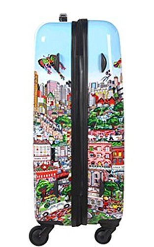 ... 50% SALE ... PREMIUM DESIGNER Hartschalen Koffer - Heys Künstler Fazzino New York - Trolley mit 4 Rollen Gross New York