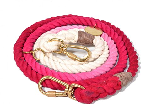 Preisvergleich Produktbild FOUND MY ANIMAL Hundeleine in Pink Gr: L Leine : 2,10mm