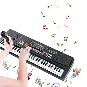 Lugia Kids Piano Keyboard, Piano for Kids with Microphone Portable Electronic Keyboards for Beginners 61 Keys Kid Musical Toys Pianos for Girls Boys Ages 3-8 (61 Key Piano for Kids) (Big)