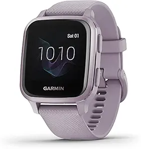 Garmin Venu Square - Metallic Orchid Smartwatch (No-Cost EMI Available)