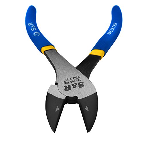 S&R Kraft – Seitenschneider 180 x 27 mm, CR-V Stahl doppelt ummantelte Griffe - 3