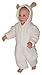 Baby Toddler Girls Boys Animal Fleece All in One Suit Romper Bear Baby Grow White 6 - 12 Months