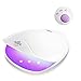 12W UV LED Nail Lamp. Start SJSW Professional Gel Polish Nail Dryer for Manicures or Pedicures. Mini & Portable, for Home or Salon Use, 3 Timer Presets