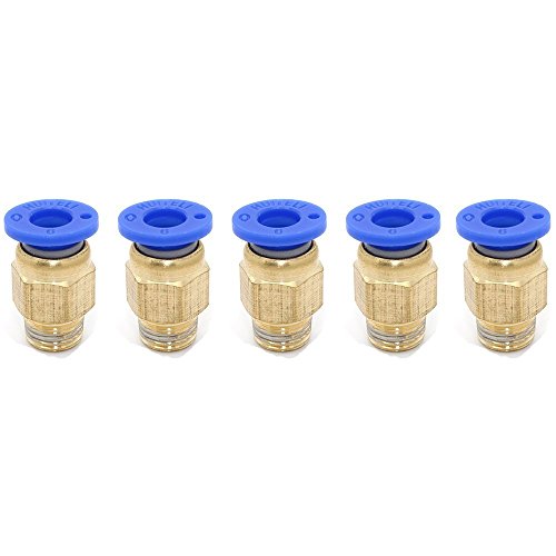 Book's Cover ofAnycubic 175MM Bowden Connecteurs Pneumatiques JTte pour Imprimante 3D Hotend Pack 5PCS