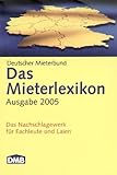 Image de Das Mieterlexikon 2005. Das Nachschlagewerk für Fachleute und Laien