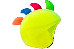 COOLCASC Copricasco Showtime – Compatibile con Caschi da Bici, Sci e Skate – Per Bambini e Adulti – Taglia Unica – Design Divertente