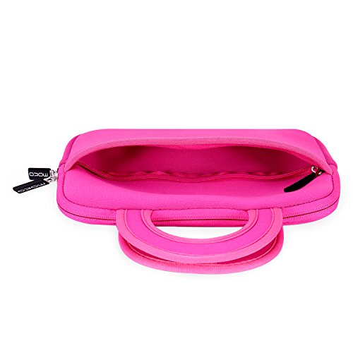 MoKo Universal 7-8 Zoll Tablet Tasche – Neoprene Handtasche Tragetasche Aktentasche Wallet Bag für iPad Mini 4 / 3 / 2 / 1, Samsung Galaxy Tab S2 8.0″, Yuntab 7″, Zenpad 8.0″, Magenta - 3