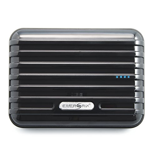 Iphone 5 5s 5c Powerbank 12000 mAh Extern Ladegerät Extern Batterie AKKU Zusatzakku mit 5 Adapter für Unterwegs für iPhone 4S 5 und Ipad (Schwarz) - 7