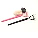 Eyelash Comb Eyebrow Brush Cosmetic Brush Arc designed Mascara Applicator Tool (Blcak)