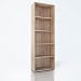Produktbild Bücherregal 5 Fächer Regal Standregal Aktenregal Aktenschrank (Eiche Sonoma)
