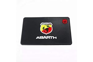 GENERICO EIMINBTappeto Tappetino portaoggetti Porta Oggetti Accessori Cellulare Occhiali F iat Abarth 500 595 695 Grande Punto per Auto Camper Barca
