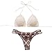 Produktbild MCYs Bohemien Bikini-set Damen Badeanzug mädchen bikini 2018 Neu Fashion Neckholder high waist Handarbeit Gehäkelt Strand Bademode Neckholder (S)