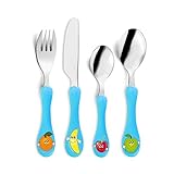 Diseño infantil Amefa Set Cubiertos Infantiles, Azul, 5 x 5 x 18 cm