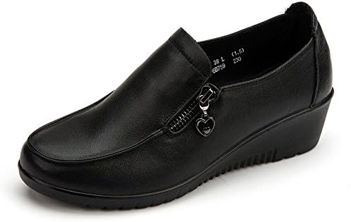MET RXL autumn shoes/Mom and comfortable shoes/casual shoes/Zip deep mouth shoe-A Foot length=24.8CM(9.8Inch)