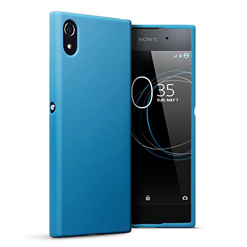 Sony Xperia XA1 Funda Protectiva de Silicona Gel TPU estrecha - Azul Claro s  lido acabado mate