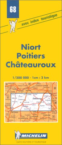Download Carte routière : Niort - Poitiers - Châteauroux, N°68