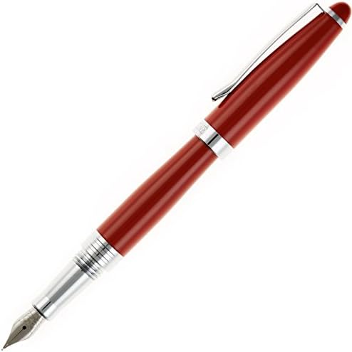 Nemosine Neutrino Fountain Pen, Fine German Nib, Classic Red (NEM-NEU-01-F) by Nemosine