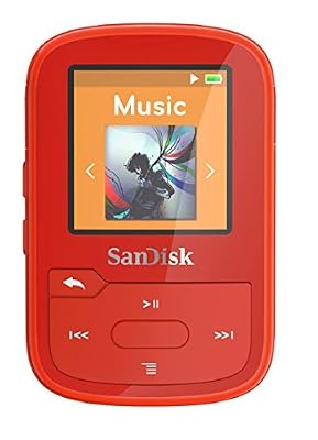 SanDisk Lecteur MP3 Clip Sport Plus Rouge