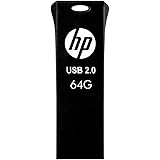 HP v207w 64GB USB 2.0 Pen Drive,Black