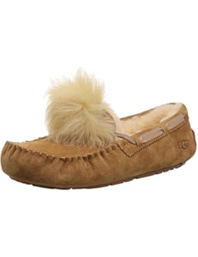 UGG® - Women´s Dakota Pompoms - Damen Lammfell Pantoffeln Pantoletten mit Pompoms 1019015