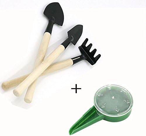 Mini Garden Plant Flower Tool Set Shovel Spade Rake Handy+ Sow Disseminator Seeder Planter Starter