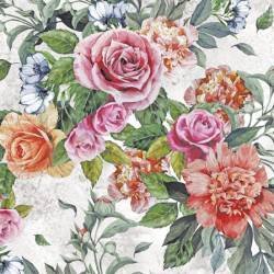 détail Decorline -20 Serviettes en papier Anna'- 33x33 cm-3 plis