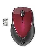 HP X4000 Wireless Mouse with Laser Sensor - Ruby Red (Accessory)