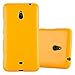 Price comparison product image Cadorabo Case works with Nokia Lumia 1320 in JELLY YELLOW – Shockproof and Scratch Resistant TPU Silicone Cover – Ultra Slim Protective Gel Shell Bumper Back Skin