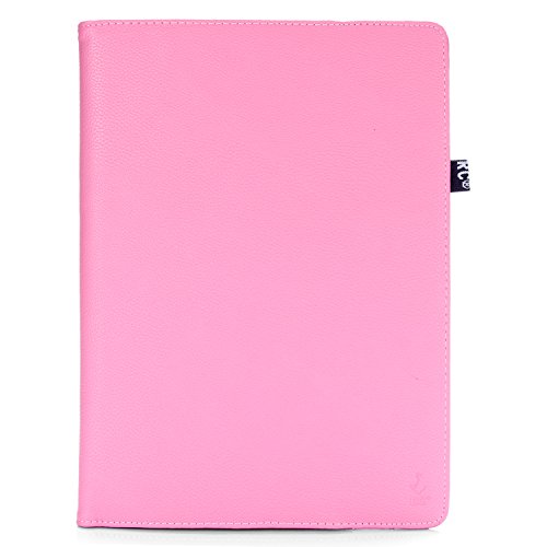 iPad Air 2 Hülle, RC iPad Air 2 / iPad 6 360 drehende Smart Hülle PU Leder Abdeckung Gehäusedeckel für Apple iPad Air 2 Sleep / Wake (Baby Rosa) - 4