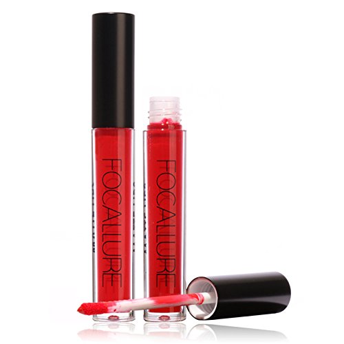 focallure Lippenstift – Liquid – Liquid Lipstick – Farbe rot 01 Coquelicot – Lange Lebensdauer Wasser – oliv Liquid - 3