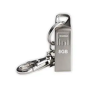 Strontium Ammo 8GB 2.0 USB Pen Drive (Silver)