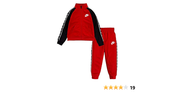 Nike Tuta da Neonato Swoosh Tape Tricot Rossa 66G343-U10 (12 M) : Amazon.it:  Abbigliamento
