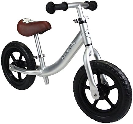 Ace of Play Balance Bike Outdoor Toy for Kids (Anodised Silver)