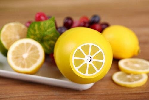 Trustdeal 180ML Mini Lemon Humidifier USB Humidifier Air Fresher For Car/ Bedroom/ Bathroom/ Living Room/ Office