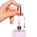 PressIt Travel Size Perfume Atomiser Spray Bottle with Easy Refill, Black/Pink
