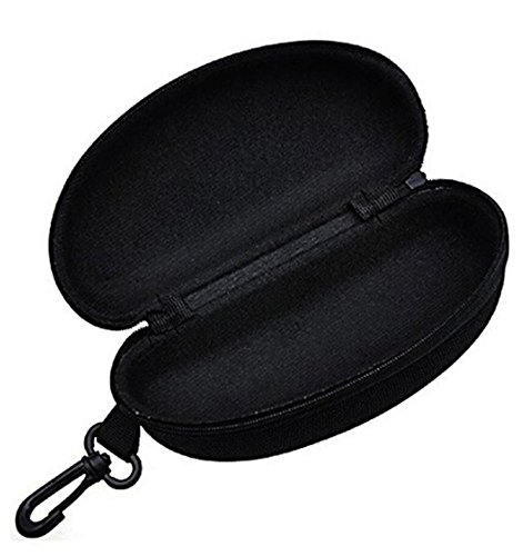 Hosaire Brillenetui Mode Schwarz Reißverschluss Brillen Etui Brillenbox für Sonnenbrillen,Sonnenbrille Box - 6