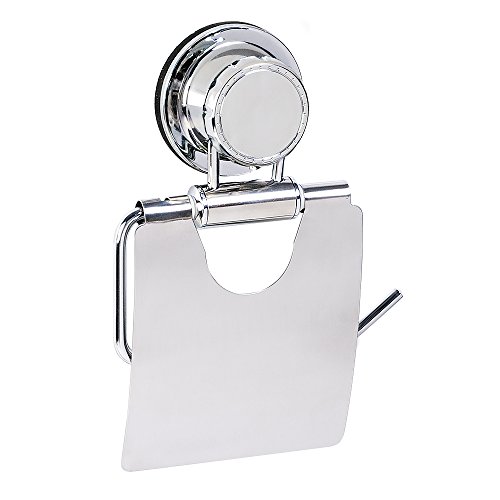 Tatkraft Vacuum Screw HARD Ludwig Toilettenpapierhalter Saugnapf Stahl Verchromt 13.4X4.5X19cm - 2