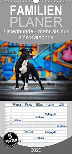 Listenhunde - mehr als nur eine Kategorie - Familienplaner hoch (Wandkalender 2020, 21 cm x 45 cm, hoch)