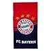 Produktbild FC Bayern München Strandtuch Logo, Gratis Sticker München Forever, Bath Towel/Badetuch/toalla de Baño/Serviette de bain/Munich