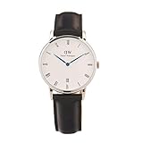 Daniel Wellington Damen Analog Quarz Uhr mit Leder Armband DW00100096