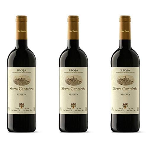 Sierra Cantabria Vino tinto Reserva 2012 - 3 x 750ml - 2250 ml