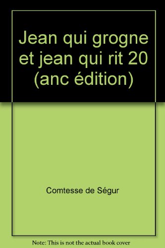couverture de : Jean qui grogne et jean qui rit