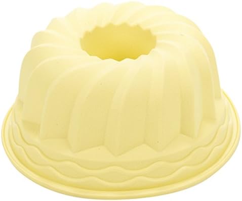 Silicone Bundt Pan Savarin Cake Mould Non Stick Ring Bakeware Baking Fluted Tin