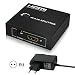 Produktbild HDMI Splitter 1 In 2 Out Unterstützung HDMI Verteiler 1080p Full HD 4K x 2K 3D Switcher Splitter 1 auf 2 Multi Screen Automatisch