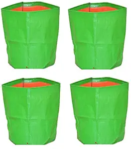 NutriMax HDPE 200 GSM Grow Bags 15 x 24 (Pack of 4)