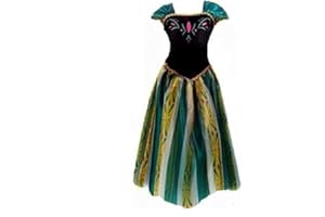 Angel Closet Queen Princess Adult Women Dress Costume wig necklace Cosplay Halloween (only Dress,3XL)