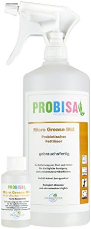 Ecofriendly Grease Remover Spray Probisa Micro Grease 862 · All Natural Kitchen Cleaner, Safe Oven Degreaser · Clean Stains, Grease & Oil · Maximum Strength (50ml Concentrate yields 1-2 Litres Ready to Use)