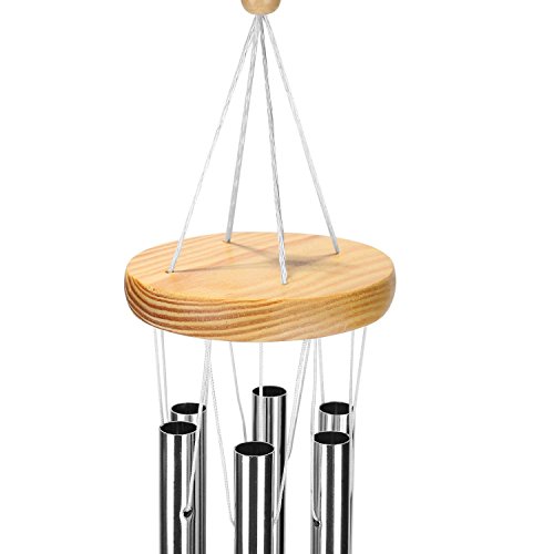 SOLEDI Wind Chimes Windspiel Klangspiel 6 Rohre Melody Dekoration Geschenk - 2
